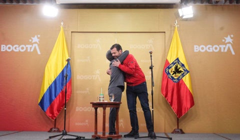 Claudia López y Carlos Fernando Galán