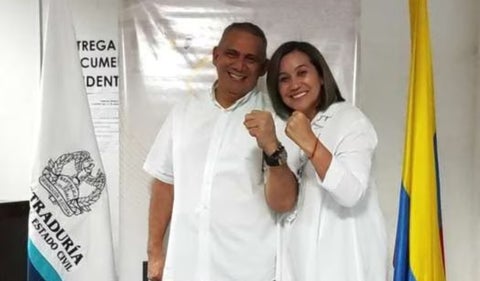 Claudia Verónica Patiño, esposa de Máximo Noriega