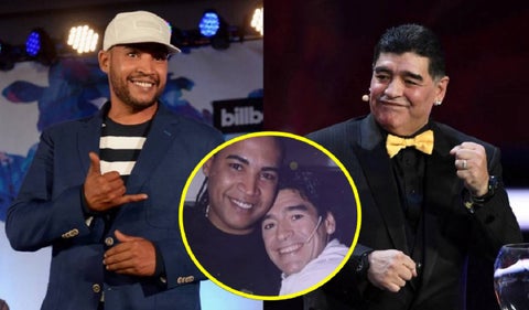 Don Omar no sabía quién era Maradona y se sorprendió al conocerlo