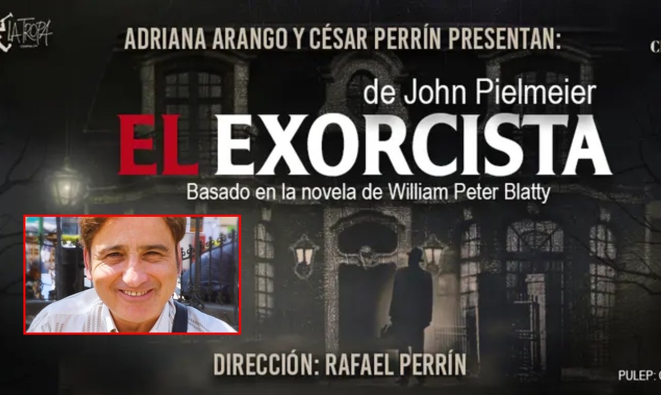 Robinson Díaz, el papá de Rigo, también protagoniza 'El Exorcista', una obra de teatro aterradora