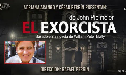 Robinson Díaz, el papá de Rigo, también protagoniza 'El Exorcista', una obra de teatro aterradora