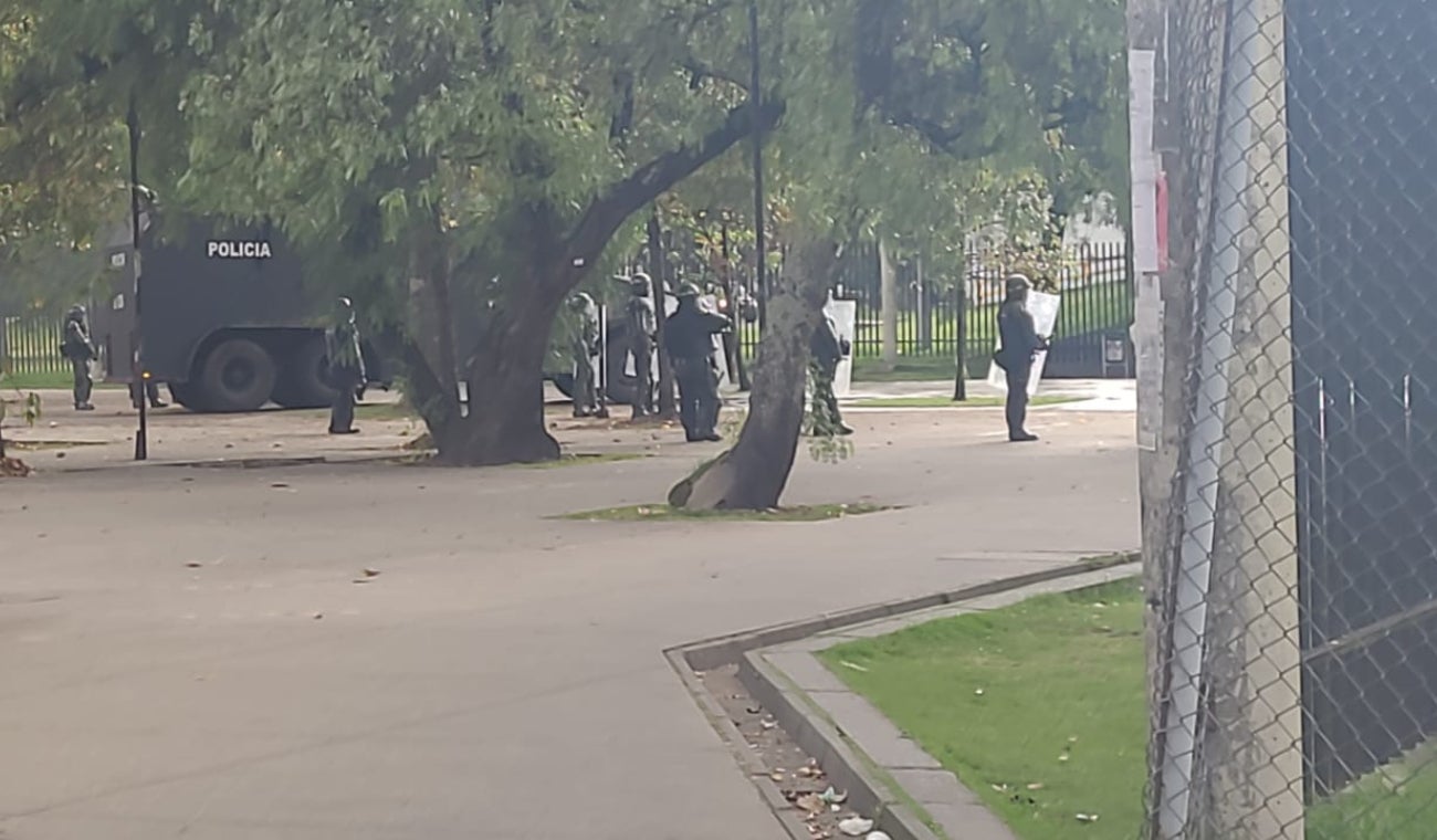Enfrentamientos en la U. Nacional