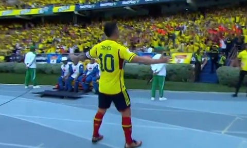 [Video] Gol de James para el triunfo parcial de Colombia