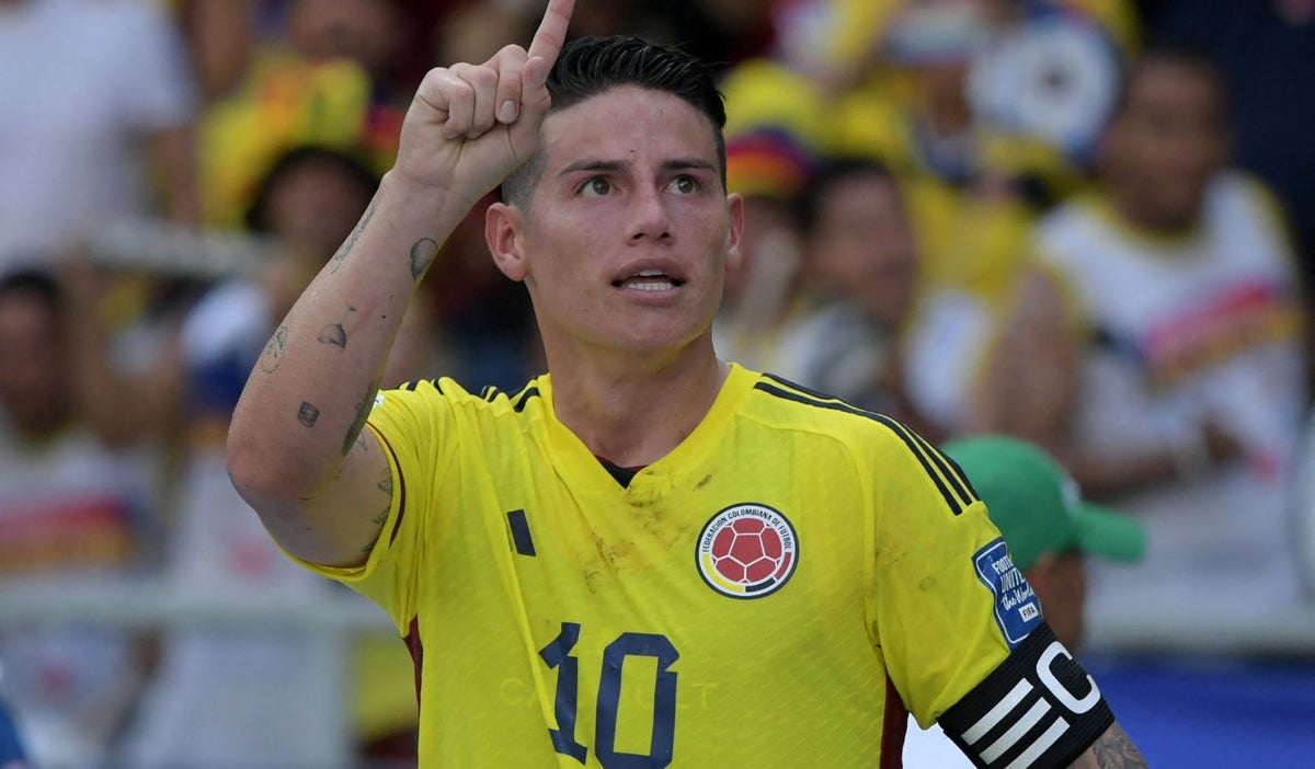 James abrió el marcador contra Uruguay