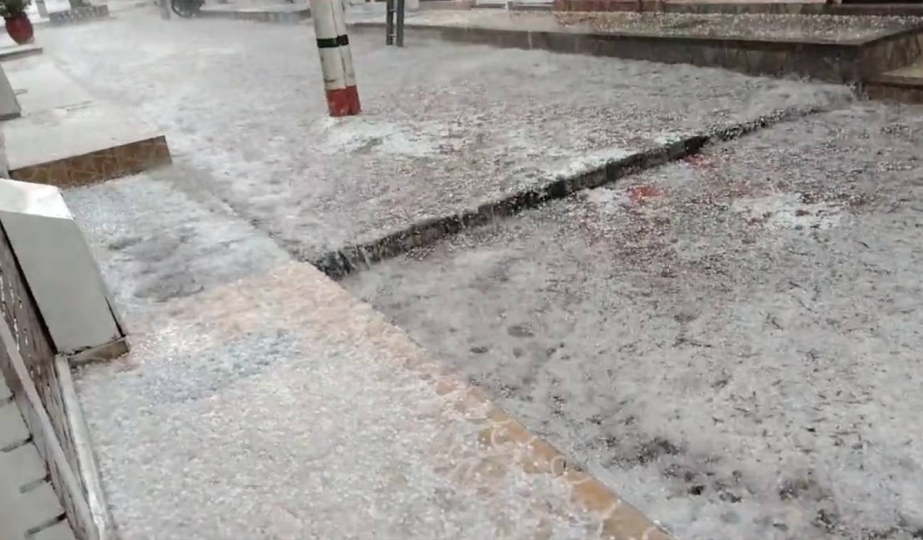 Granizada en Bogotá