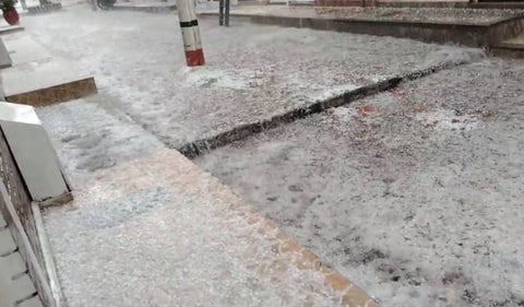 Granizada en Bogotá