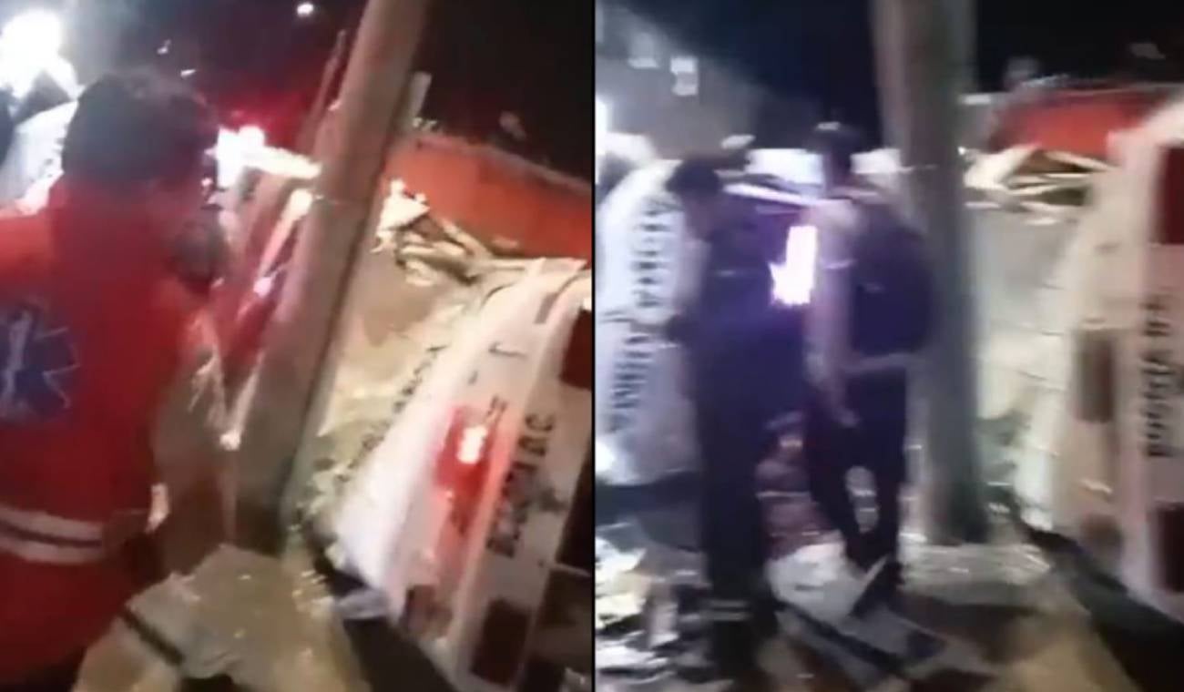 Grave accidente entre dos ambulancias en Bogotá