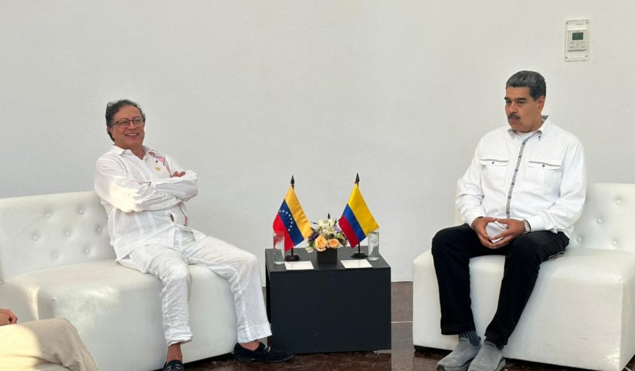 Gustavo Petro y Nicolás Maduro