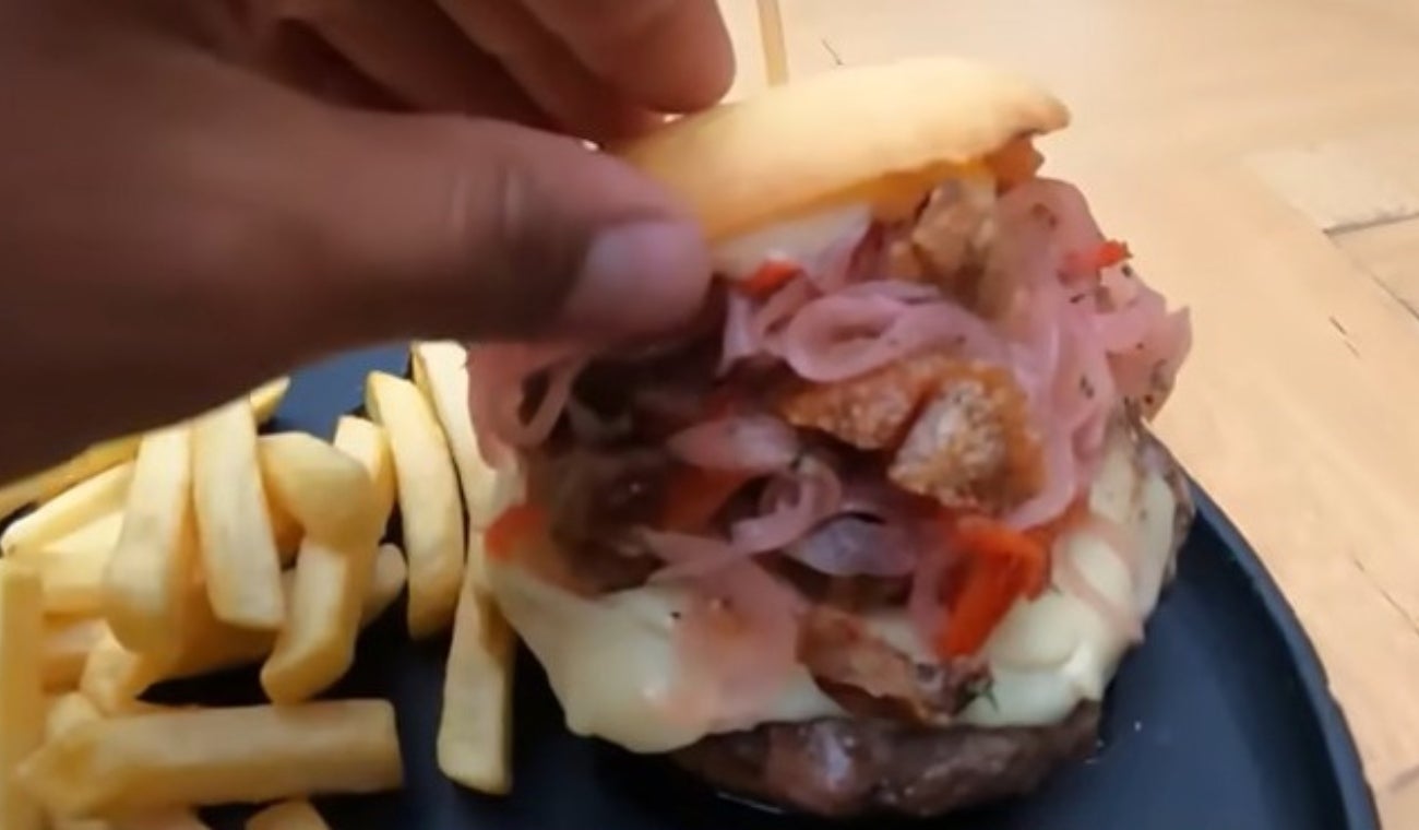 Hamburguesa de almojábana
