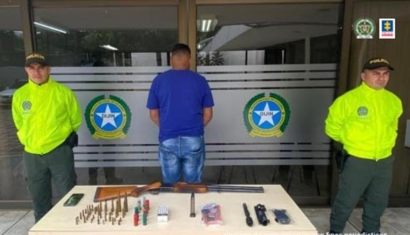 Captura traficante de armas