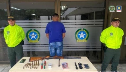 Captura traficante de armas