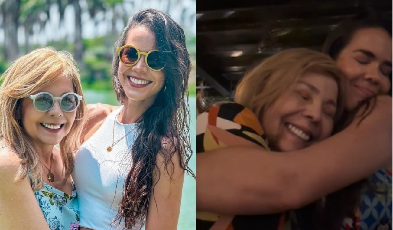 Laura de León y su mamá