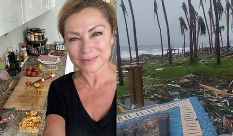 Leticia Calderón mostró los destrozos del huracán Otis