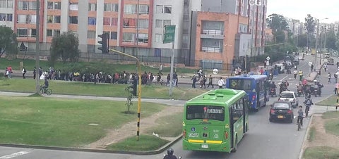 Manifestaciones en Bogotá
