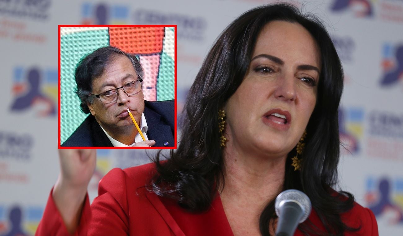 María Fernanda Cabal y Gustavo Petro