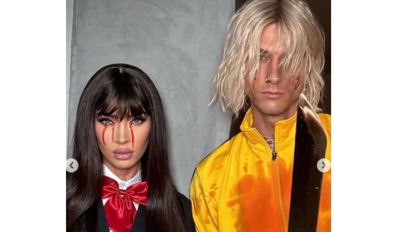 Megan Fox y su novio disfrazados