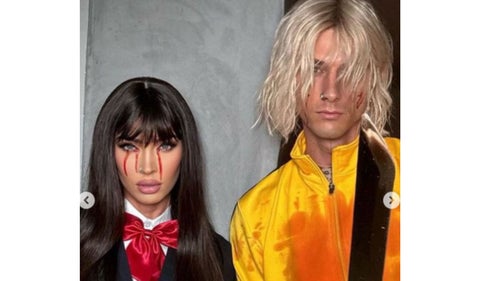 Megan Fox y su novio disfrazados