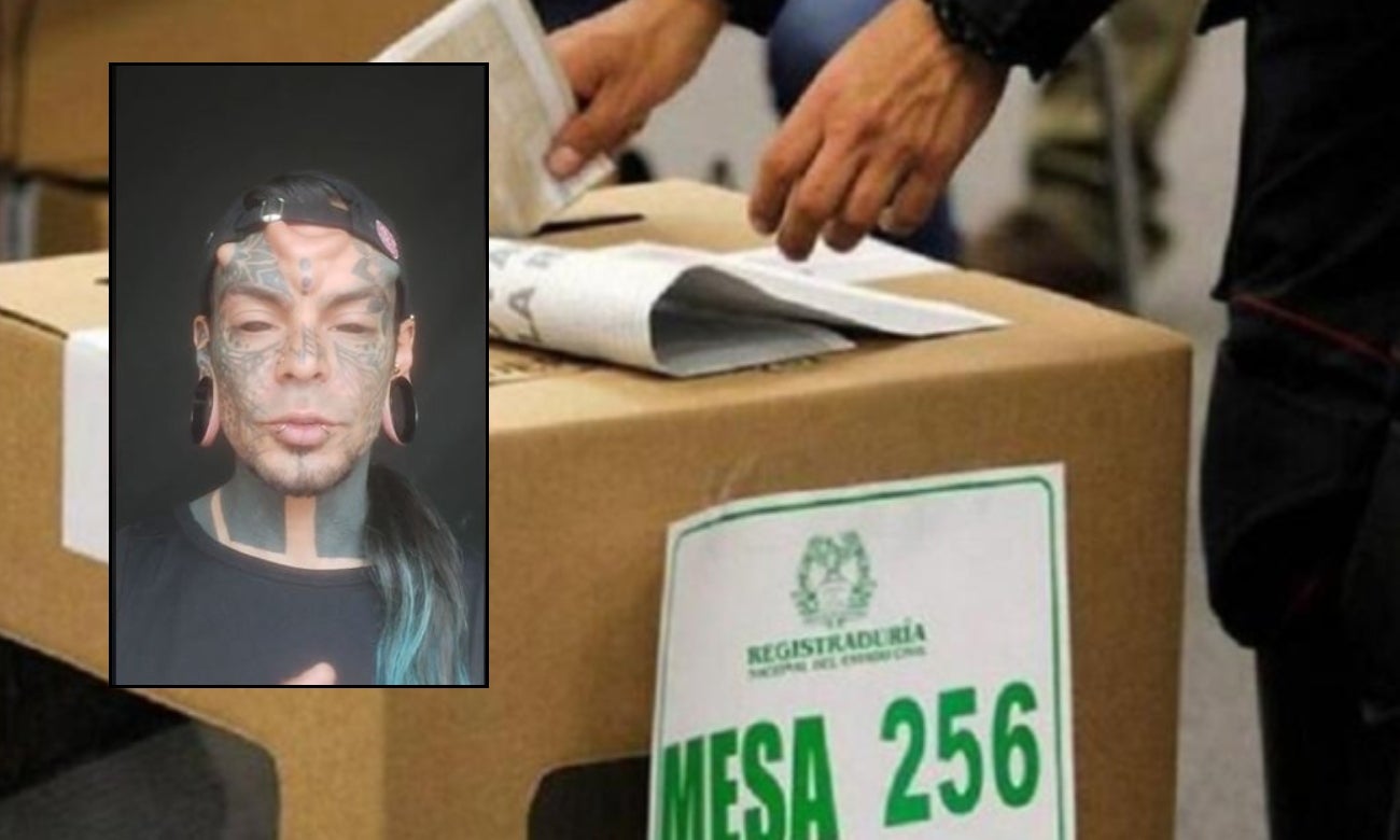 Comparan a candidato al concejo con el diablo: tiene cuernos y los ojos tatuados