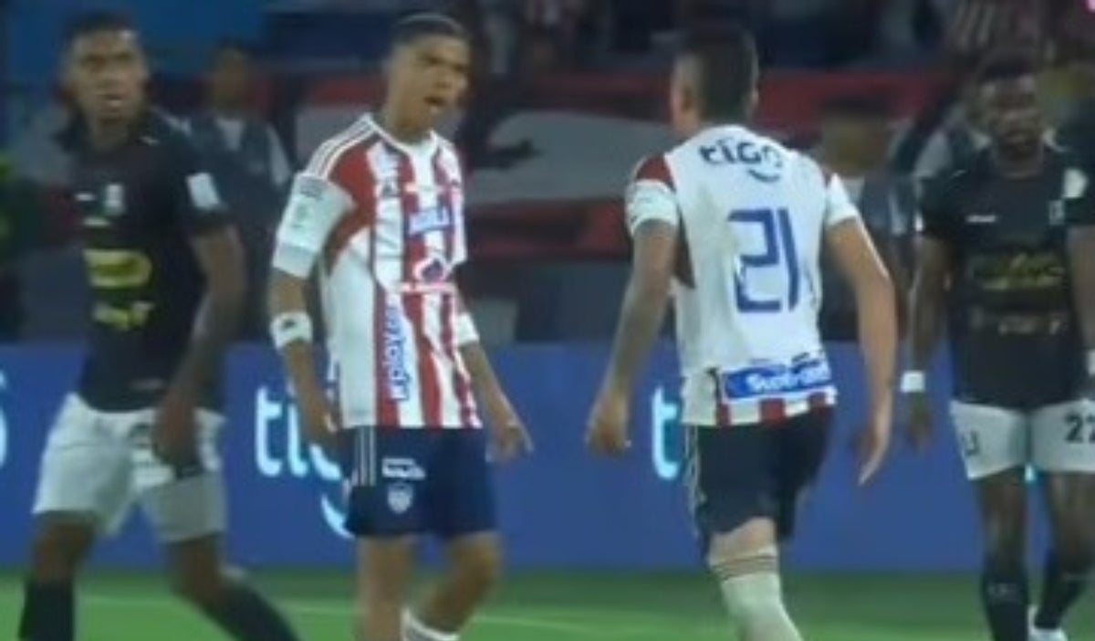 Pelea de dos jugadores del Junior