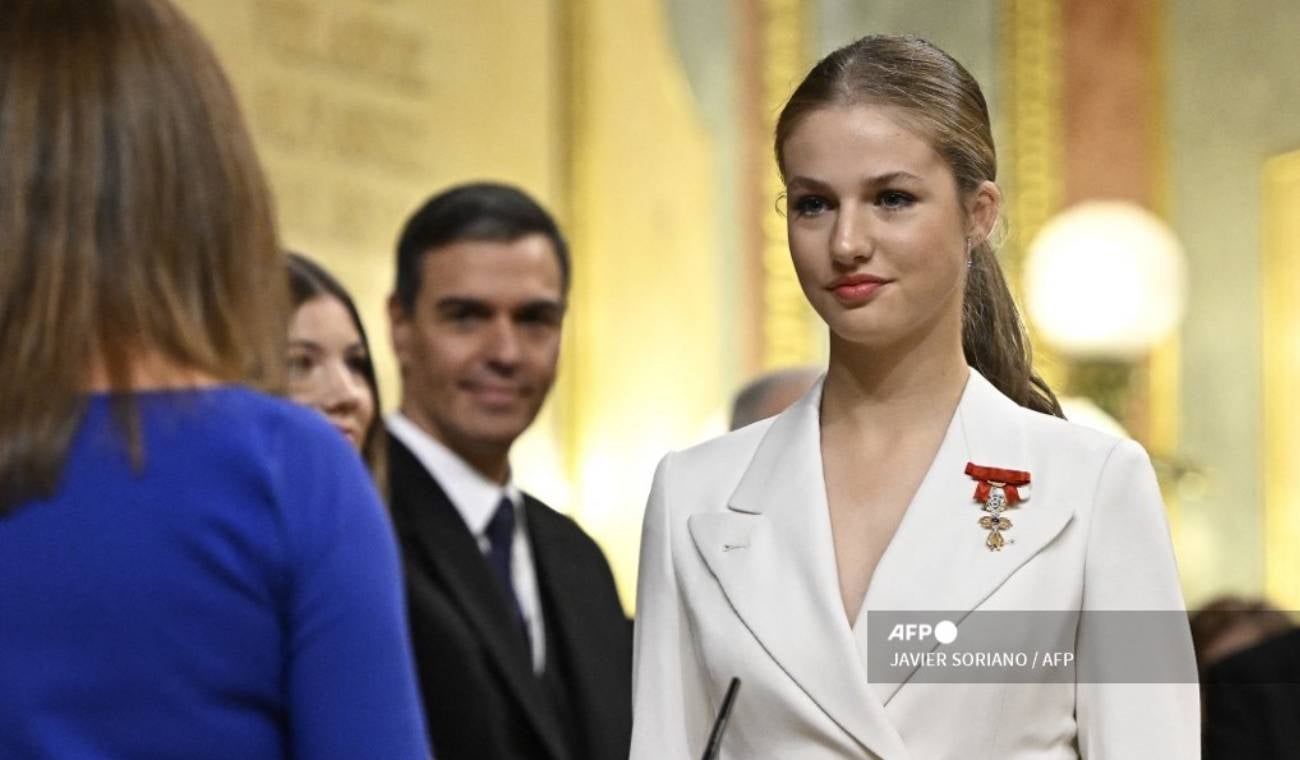 Princesa Leonor juró fidelidad a la Constitución