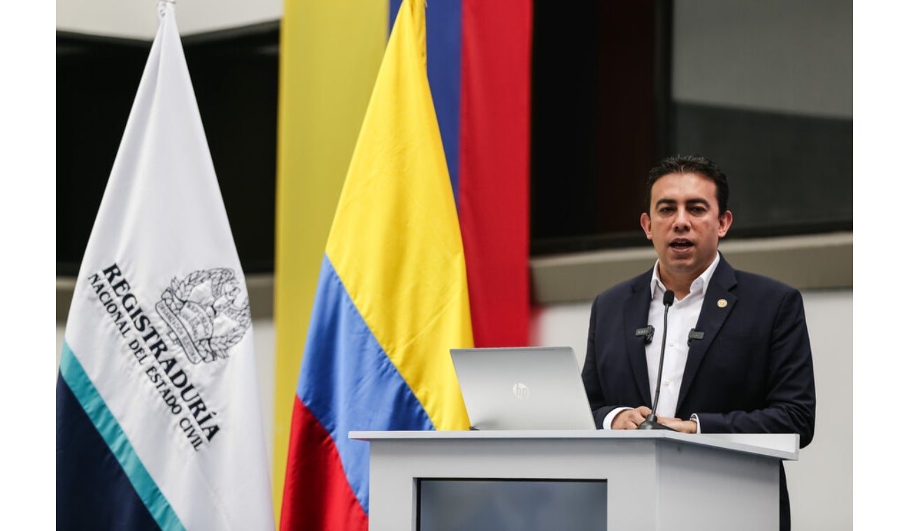 Registrador Alexander Vega hablando de las elecciones territoriales 2023