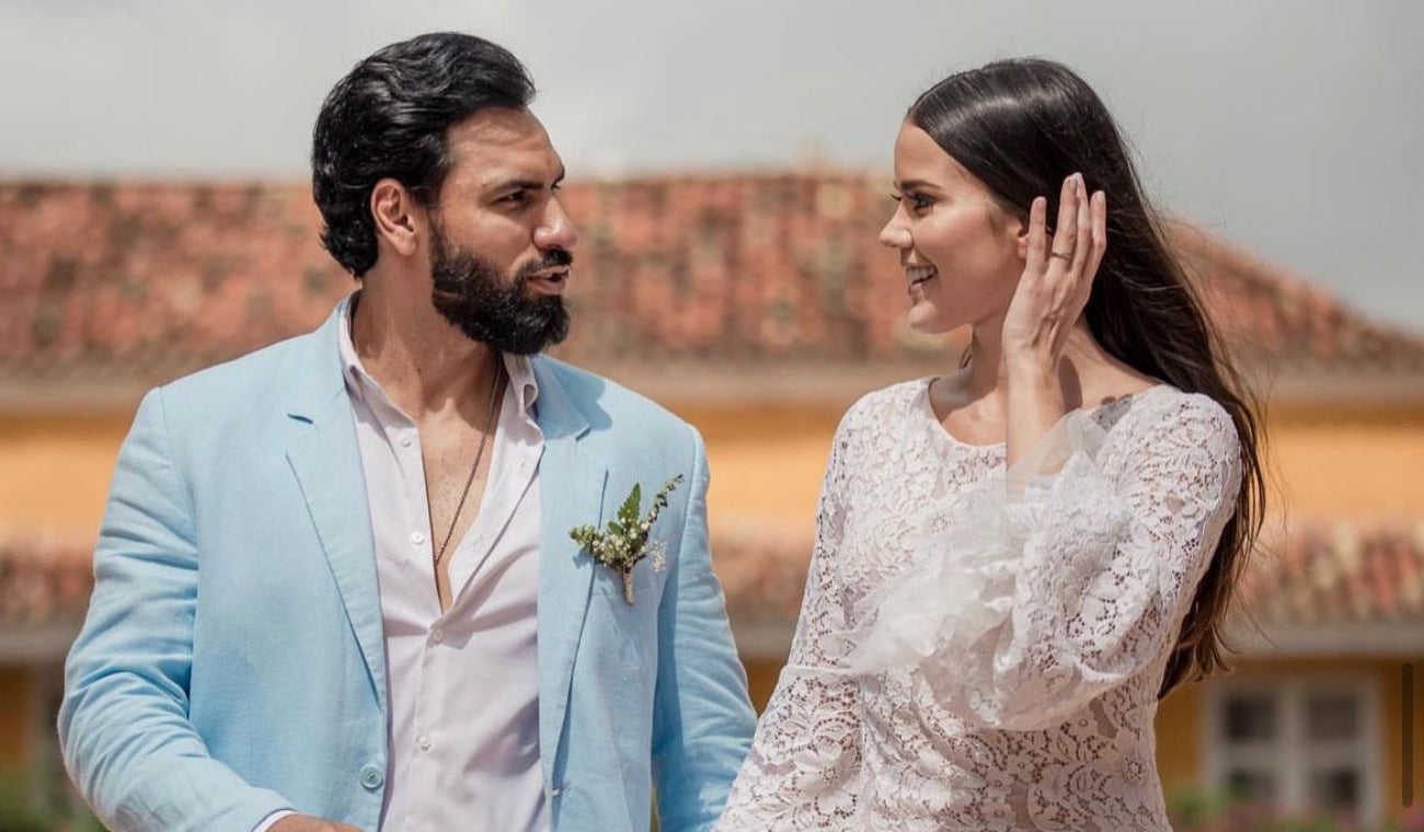 Salomón Bustamante y Laura de León en su Instagram
