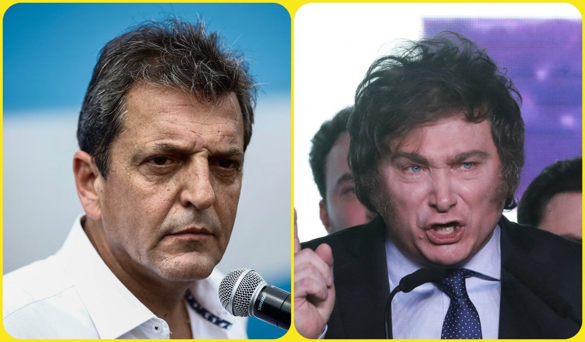 Sergio Massa y Javier Milei