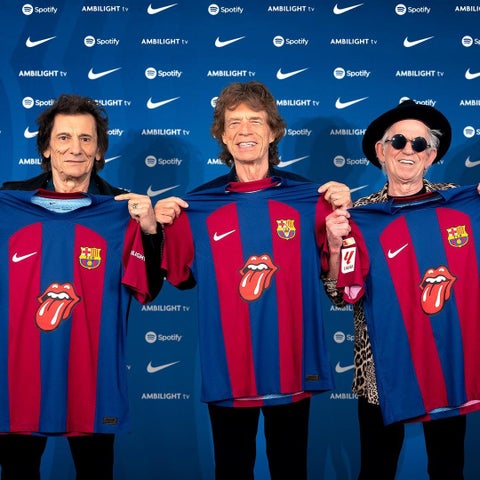Logo de la banda de rock The Rolling Stones estará en la camiseta del Barcelona.