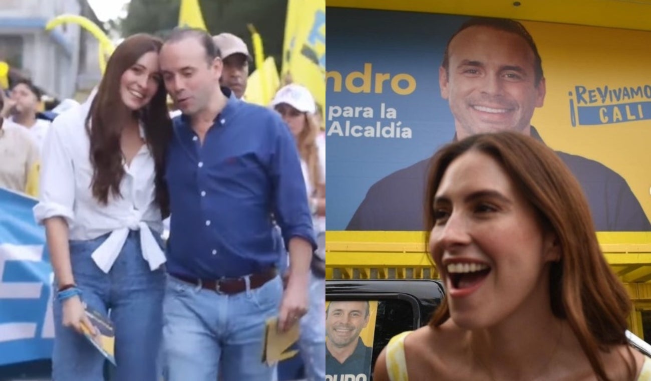 Taliana Vargas y Alejandro Eder
