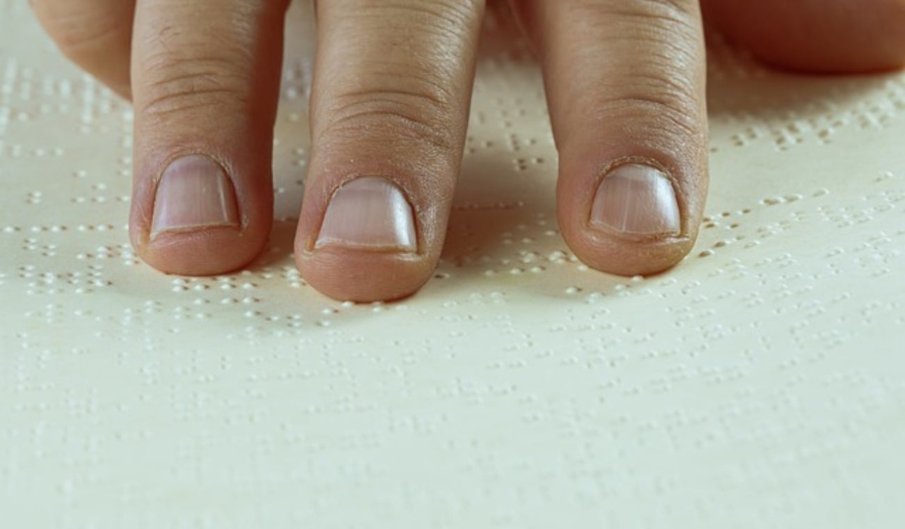 Tarjetón braille