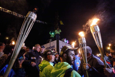 Velatón contra el Gobierno Petro