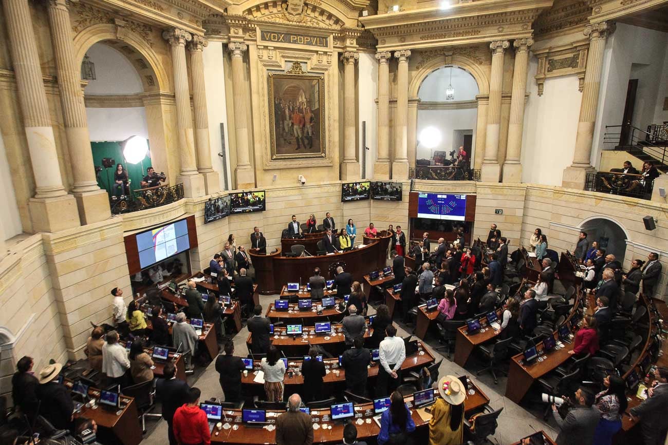Sesión Plenaria en el recinto del Senado de la República