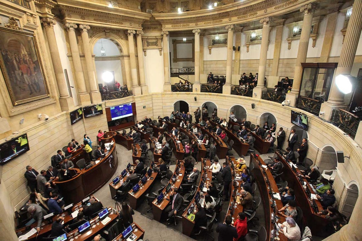 Sesión Plenaria en el recinto del Senado de la República