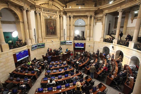 Sesión Plenaria en el recinto del Senado de la República