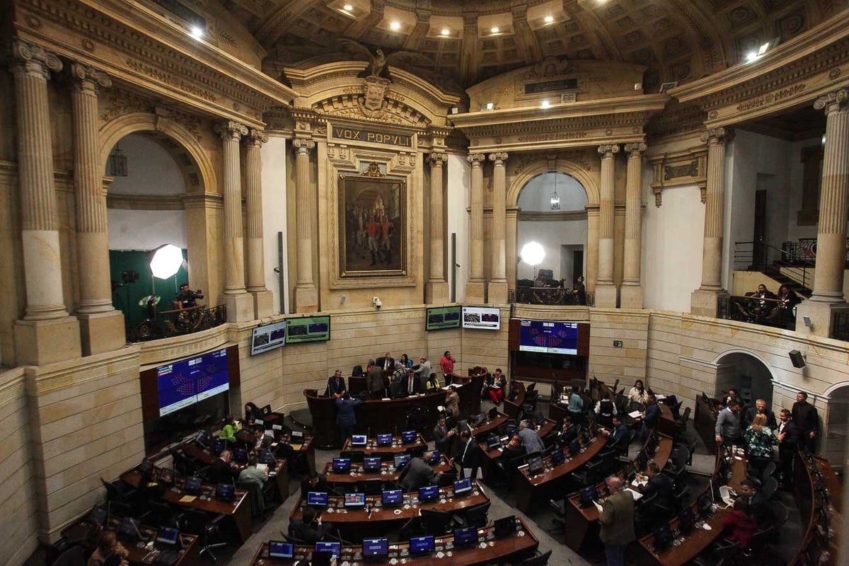 Sesión Plenaria en el recinto del Senado de la República