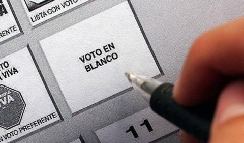 Voto en blanco