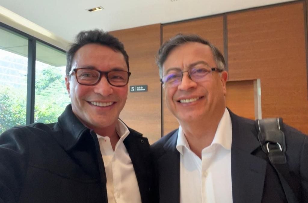 Carlos Caicedo y Gustavo Petro