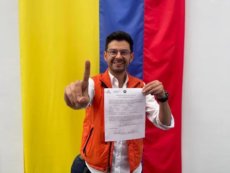 Santiago García, candidato al Concejo de Bogotá.