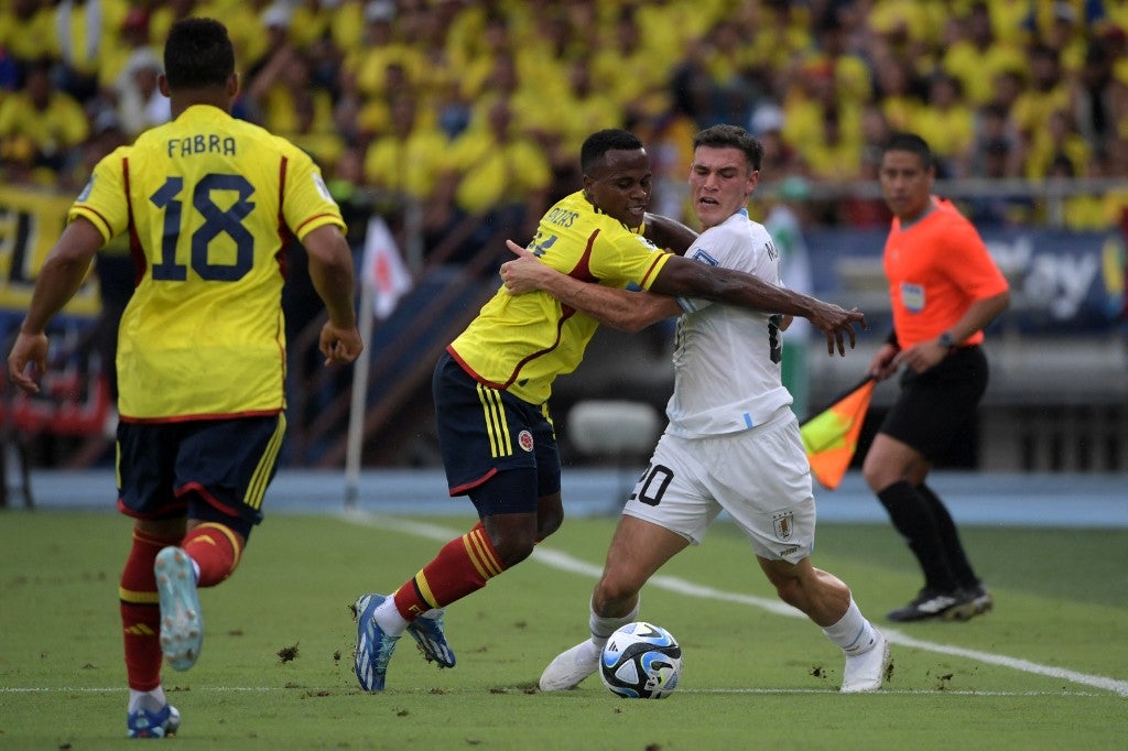 Selección Colombia vs Selección Uruguay
