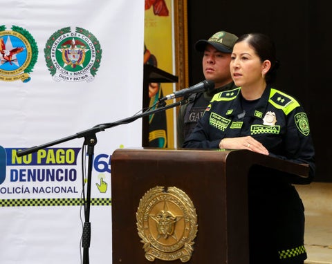 Comandante policía Bogotá