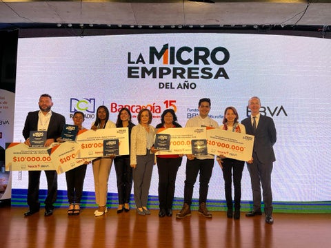 Los ganadores del reconocimiento.