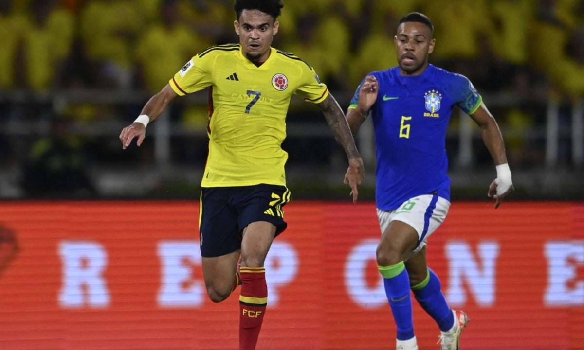 Colombia venció por primera vez a Brasil en Eliminatorias