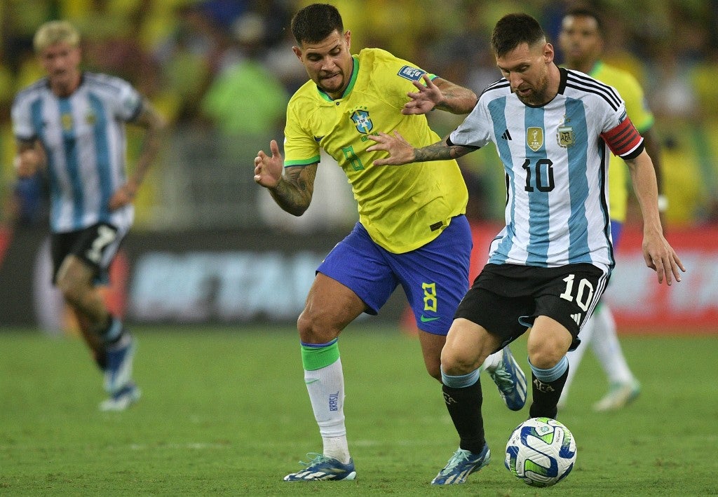 Selección Brasil vs Selección Argentina