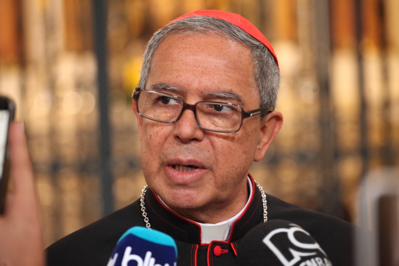 Monseñor Luis José Rueda Aparicio, Cardenal de primado de Colombia y presidente de la conferencia episcopal