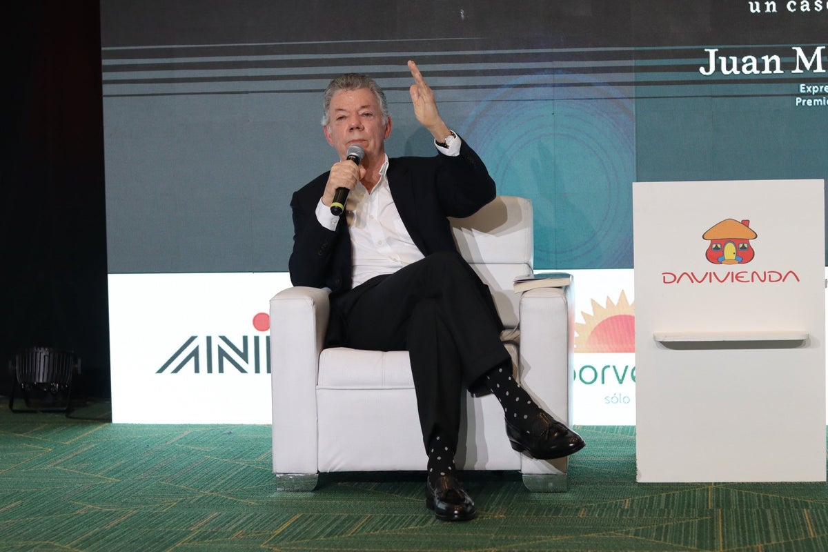 Expresidente y Nobel de Paz, Juan Manuel Santos.