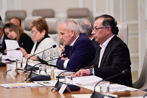 Gustavo Petro y gabinete