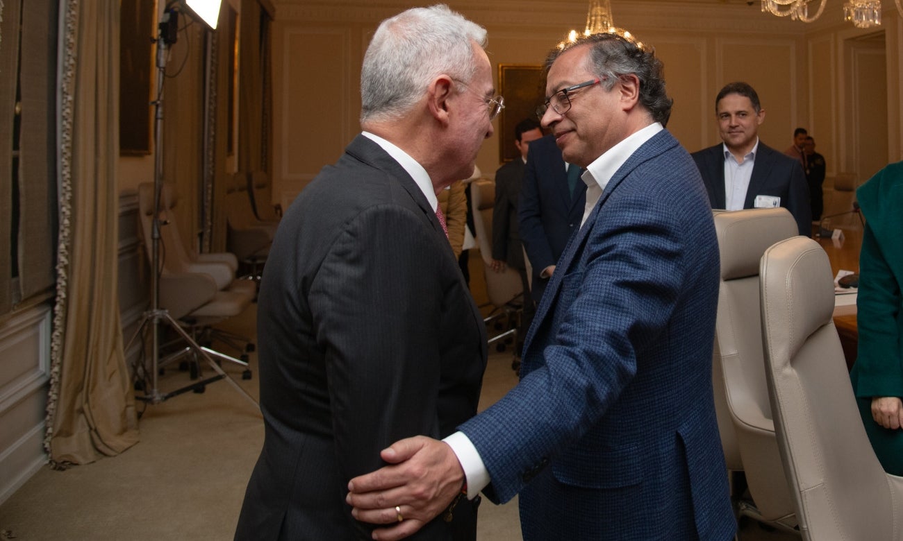 Reunión presidente Petro y Uribe