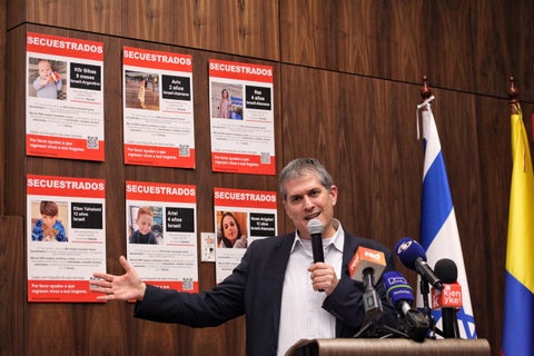 Declaración a medios del embajador de Israel en Colombia, Gali Dagan.