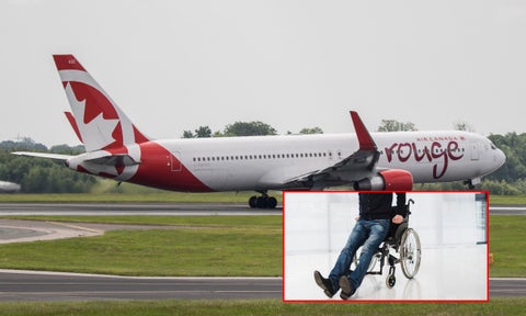 Aerolínea no ofreció silla de ruedas a hombre con discapacidad: tuvo que arrastrarse fuera del avión