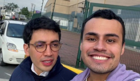 Ángelo Schiavenato Rivadeneira y Nico Jurado